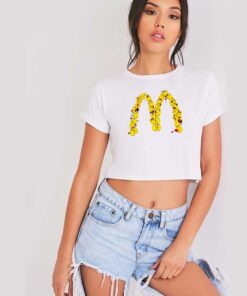 I'm Loving It McDonalds Chicken Logo Crop Top Shirt