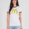 I'm Loving It McDonalds Chicken Logo Ringer Tee