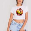 I'm Loving It McDonalds Women Ronald Crop Top Shirt