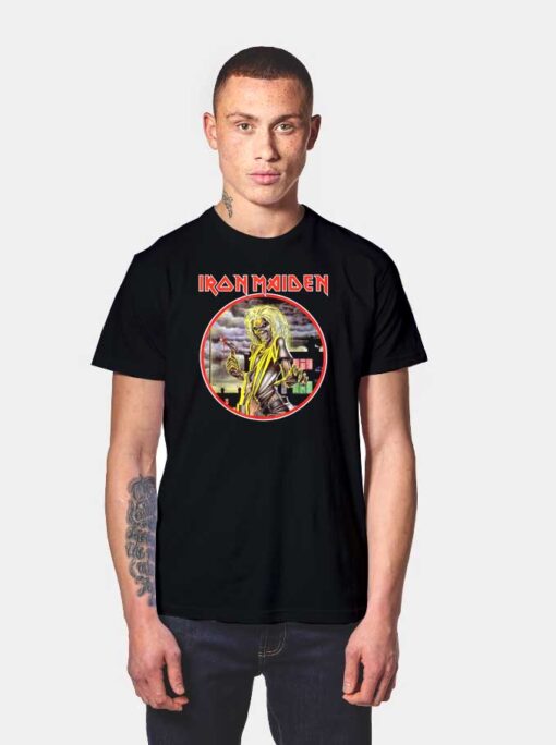 Iron Maiden Killers Circle Zombie Girl T Shirt