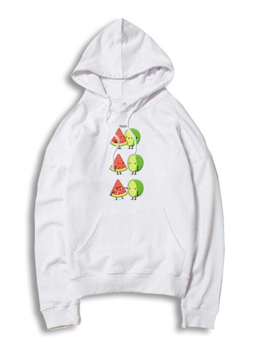 Kawaii First Kiss Watermelon Lemon Hoodie