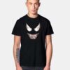 Marvel Venom Big Face Grin Halloween Logo T Shirt