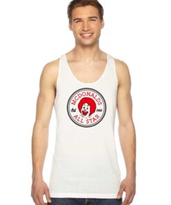 McDonalds All Star Converse Est 1955 Logo Tank Top