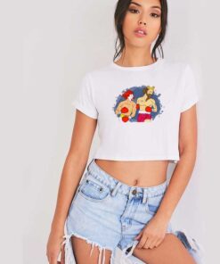 McDonalds vs Burger King Boxing Match Crop Top Shirt