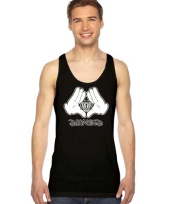Mickey Mouse Hand Diamond Logo Tank Top