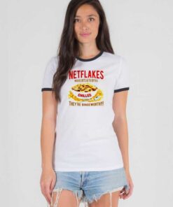 Netflakes Movie And TV Chilled Netflix Ringer Tee