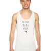 Netflix Pizza & Wine Glass Quote Tank Top