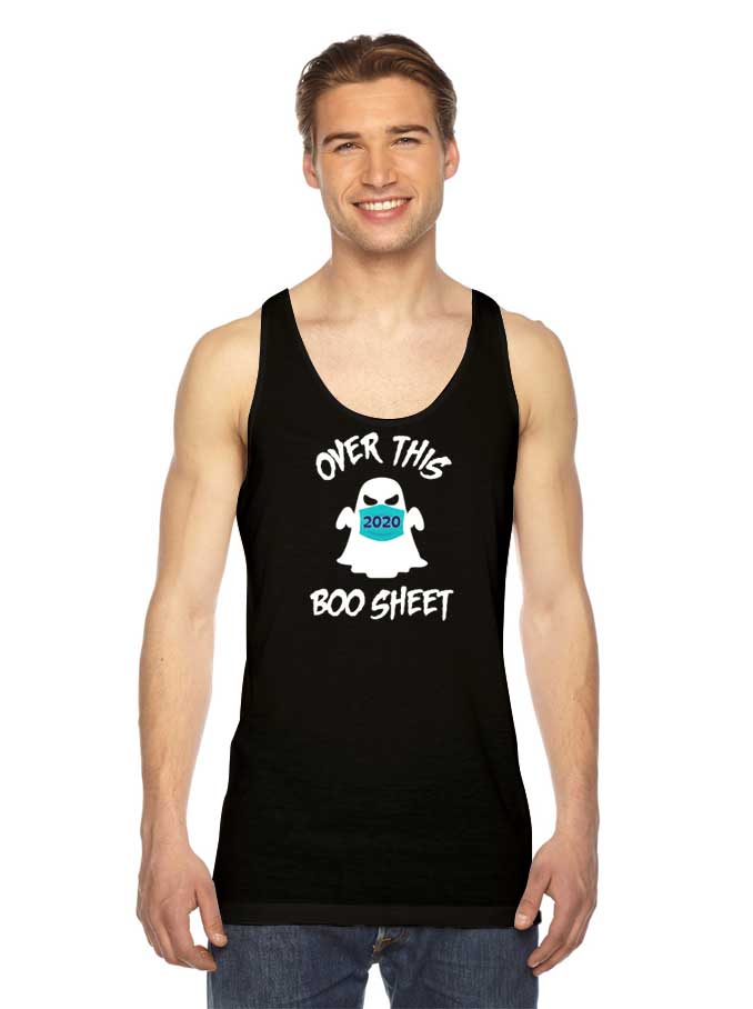 Over This 2020 Boo Sheet Halloween Tank Top