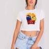 Potato Fry Guys McDonands Mascot Crop Top Shirt