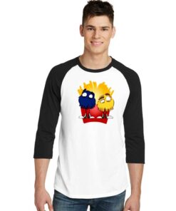 Potato Fry Guys McDonands Mascot Raglan Tee