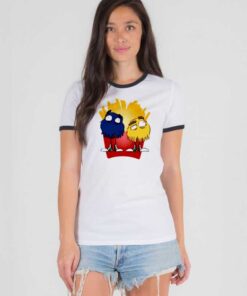 Potato Fry Guys McDonands Mascot Ringer Tee
