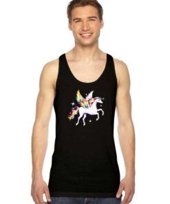 Rainbow Unicorn One Of a Kind Magical Animal Tank Top