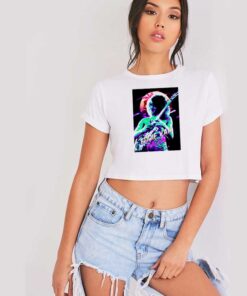 Rest In Memory Eddie Van Halen Crop Top Shirt