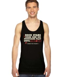 Rock Stars Come And Go Eddie Van Halen Crop Top Shirt