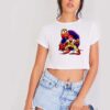 Ronald Serial Killer Clown Of McDonalds Crop Top Shirt