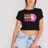 She Wants The Dunkin Donuts And Coffee Crop Top Shirt