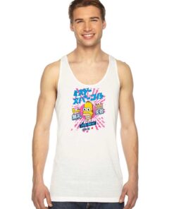Simpsons Mr Sparkle Rising Sun Japanese Flag Tank Top