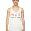 Strawberries Japanese Kawaii Logo Tank Top