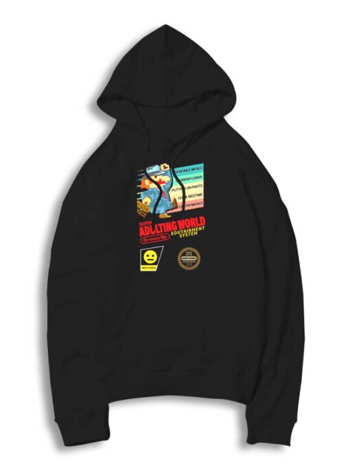 Super Adulting World Mario Parody Hoodie