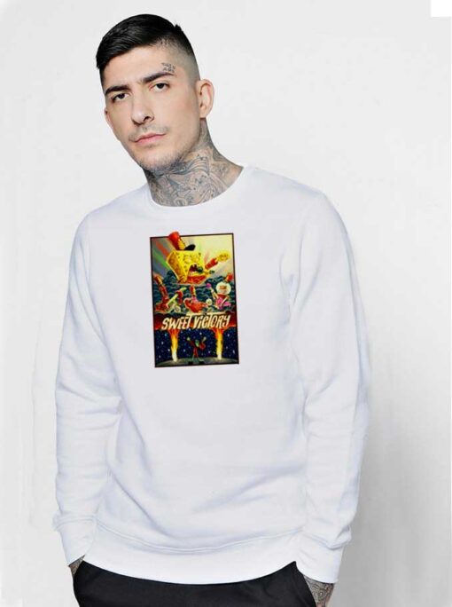 Sweet Victory Band Poster Spongebob Sweatshirt