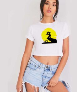 The Simpsons Lion King Birth Crop Top Shirt