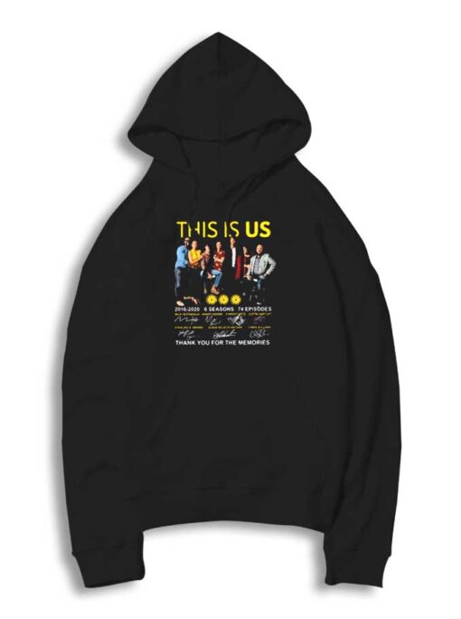 This Is Us Thank You For The Memories Hoodie