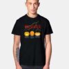 Three Halloween Pumpkins Thunder T Shirt