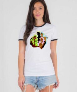 Together Black Girls Sisterhood Ringer Tee