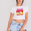 Vintage Happy Meal McDonalds Clown Crop Top Shirt