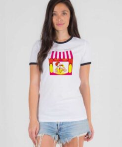 Vintage Happy Meal McDonalds Clown Ringer Tee