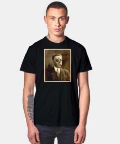 Vintage Satan Demon Face Portrait T Shirt