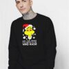 Why That Grinch Even Smoked Santa Hat Sweatshirt