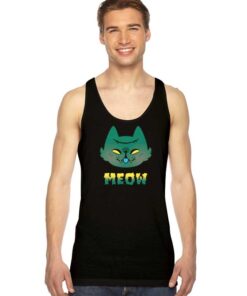 Zombie Meow Cats Halloween Tank Top