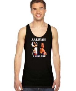 Aaliyah I Miss You Cover Photo Tank Top
