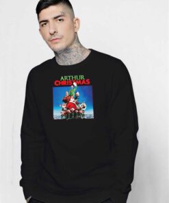 Arthur Christmas Movie Xmas Logo Sweatshirt