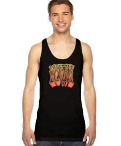 Fuck Font Word Quote Retro Tank Top