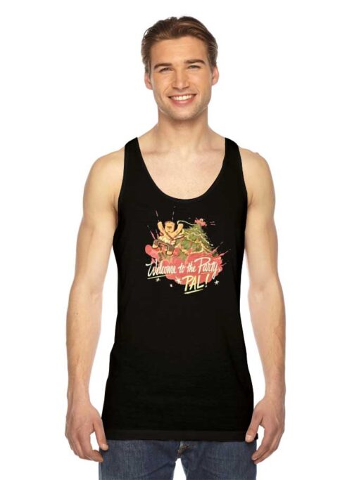 Gingerbread Welcome To The Party Pal Christmas Tank Top