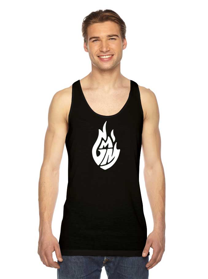 Good Mythical Morning White Fire Tank Top