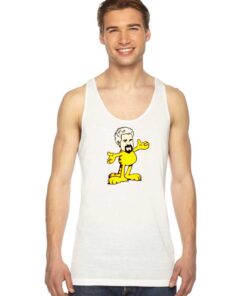 Guy Fieri Garfield Orange Fat Cat Tank Top