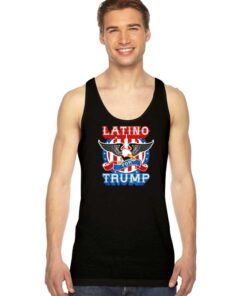 Latino For Trump 2020 America Eagle Tank Top