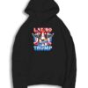 Latino For Trump 2020 America Eagle Hoodie