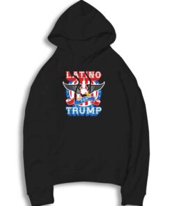 Latino For Trump 2020 America Eagle Hoodie