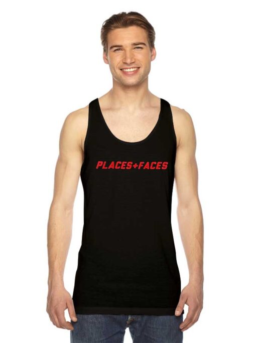 Places And Faces Plus Logo Tank Top