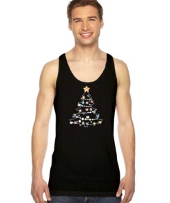 Pokemon Tree Christmas Decorations Tank Top