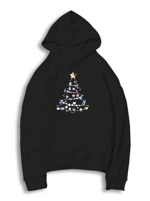 Pokemon Tree Christmas Decorations Hoodie