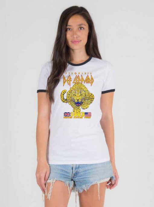 Pyromania Def Leppard 1983 Tour Ringer Tee