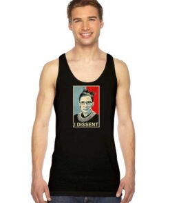 Ruth Bader Ginsburg I Dissent Queen Tank Top