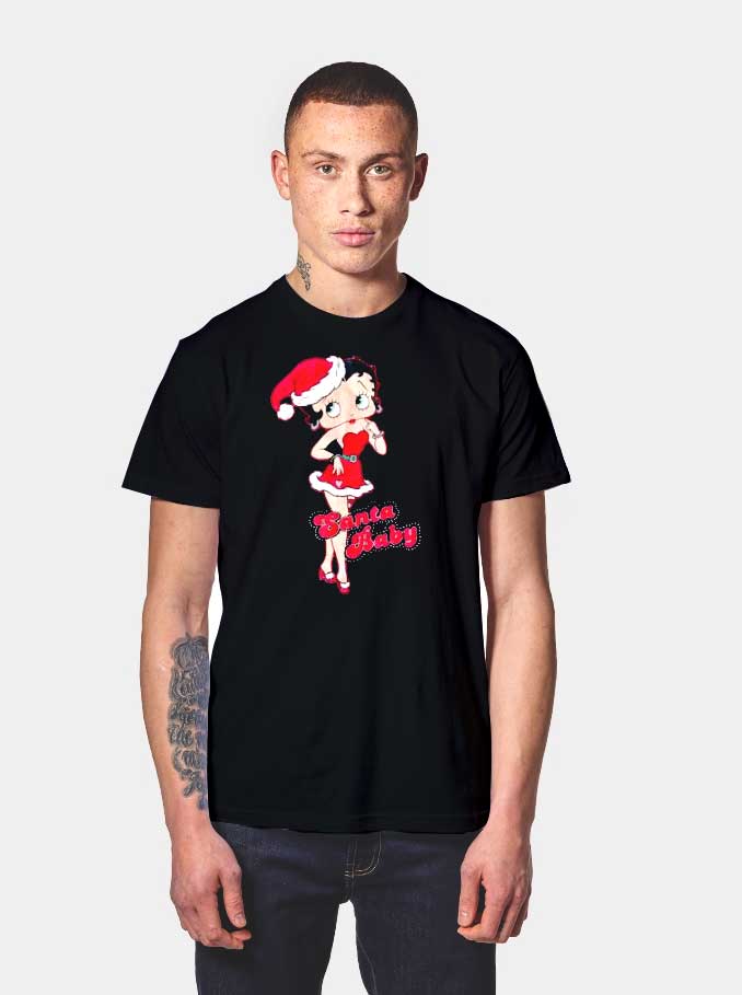 Santa Baby Betty Boop Christmas Costume T Shirt