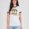 Simpsons Rasta Dude Bart Marley In Jamaica Ringer Tee