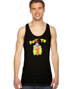 Teletubbies Potato Characters Hugging Tank Top